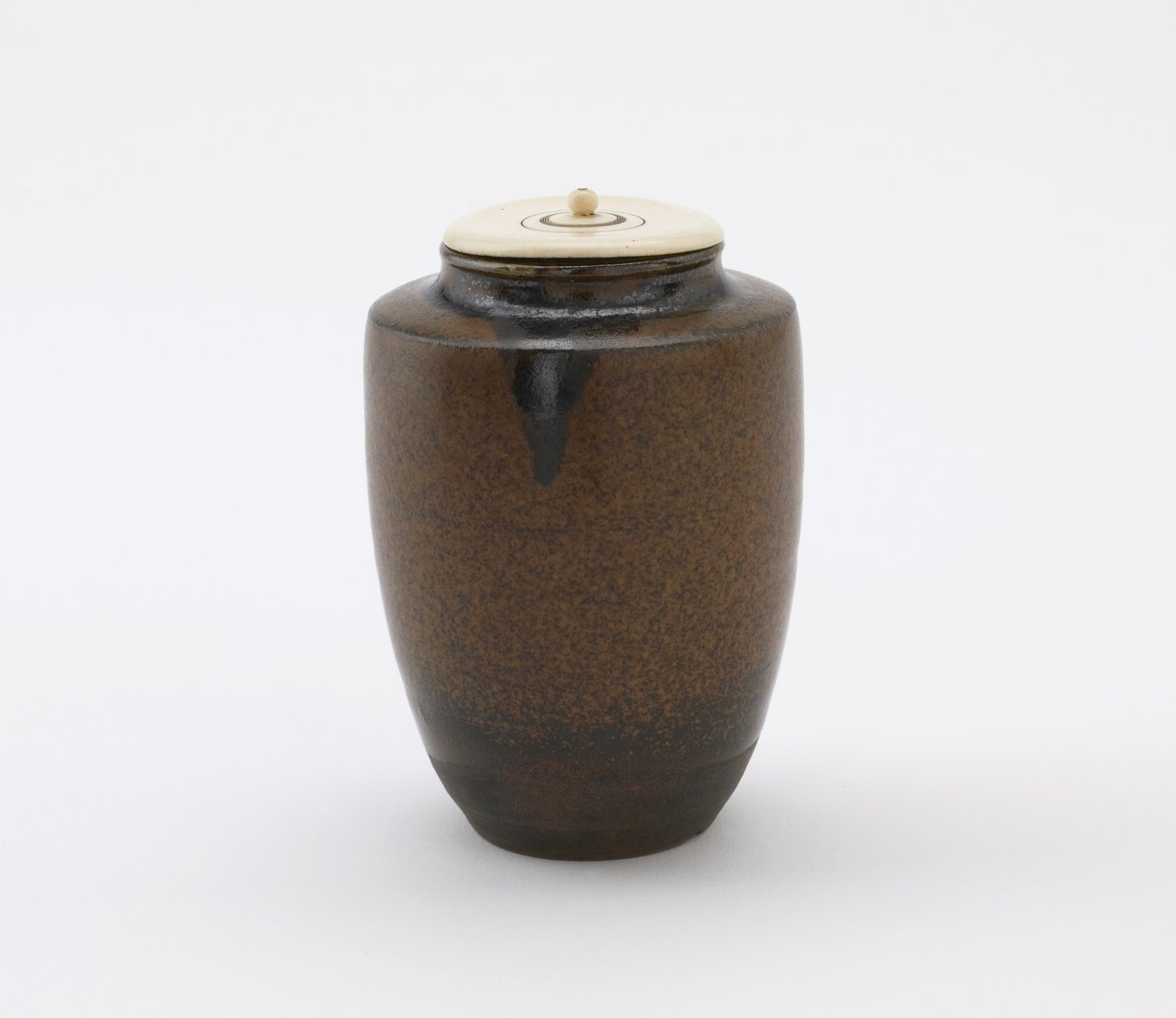 Caddy de té, tipo katatsuki, período Edo de Japanese School