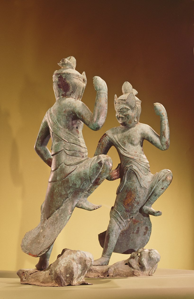 Zao Gongen, Período Heian (794-1185) (bronce dorado) de Japanese School