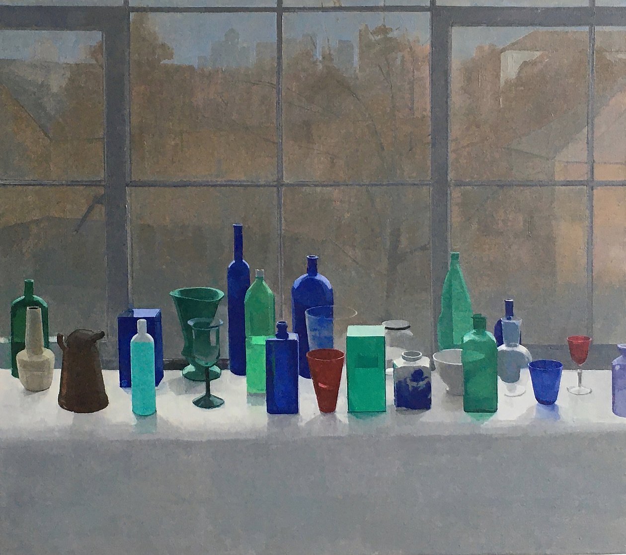 Autumn Arrangement, 2020 (óleo sobre lienzo) de Jason Line