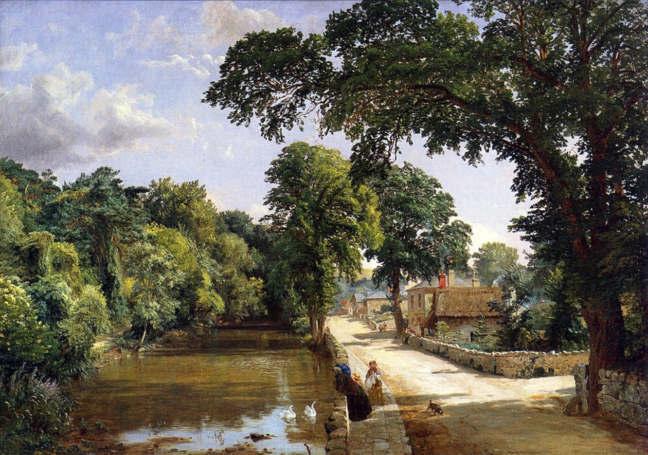 Bonchurch, Isla de Wight, 1859 de Jasper Francis Cropsey