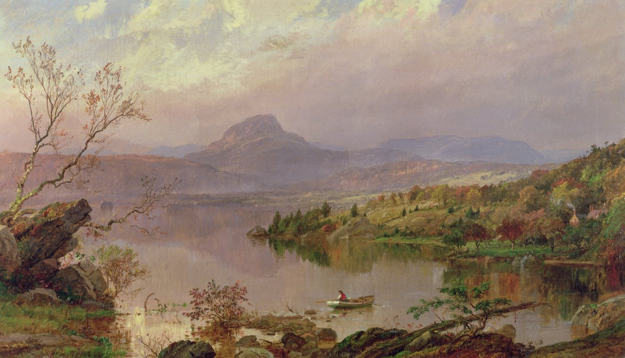 Sugarloaf desde Wickham Lake, 1876 de Jasper Francis Cropsey