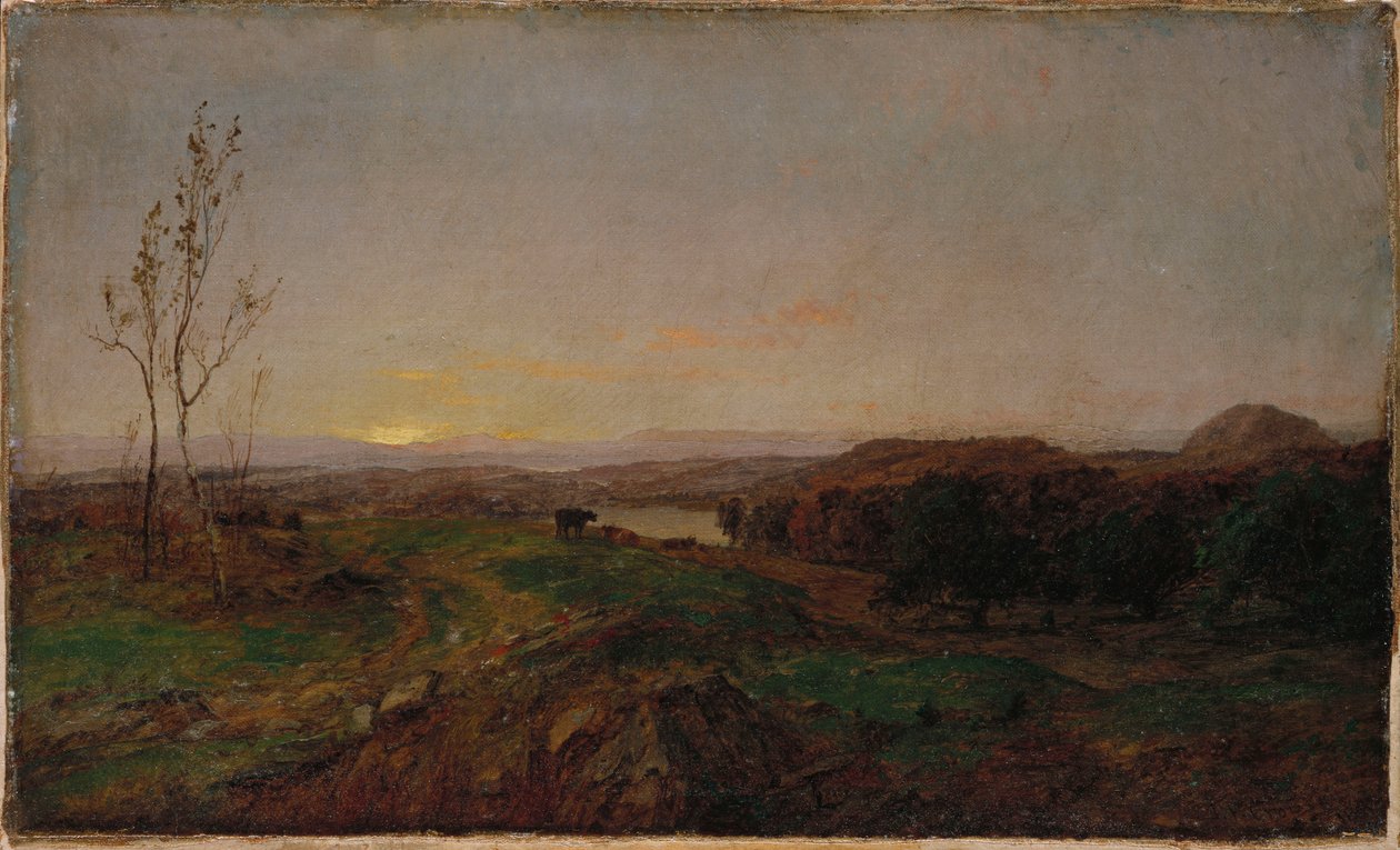 Paisaje de Tarde Temprana de Jasper Francis Cropsey