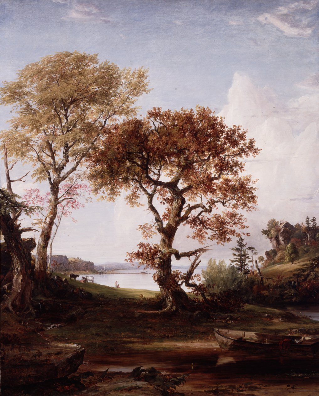 El Hudson en Piermont de Jasper Francis Cropsey