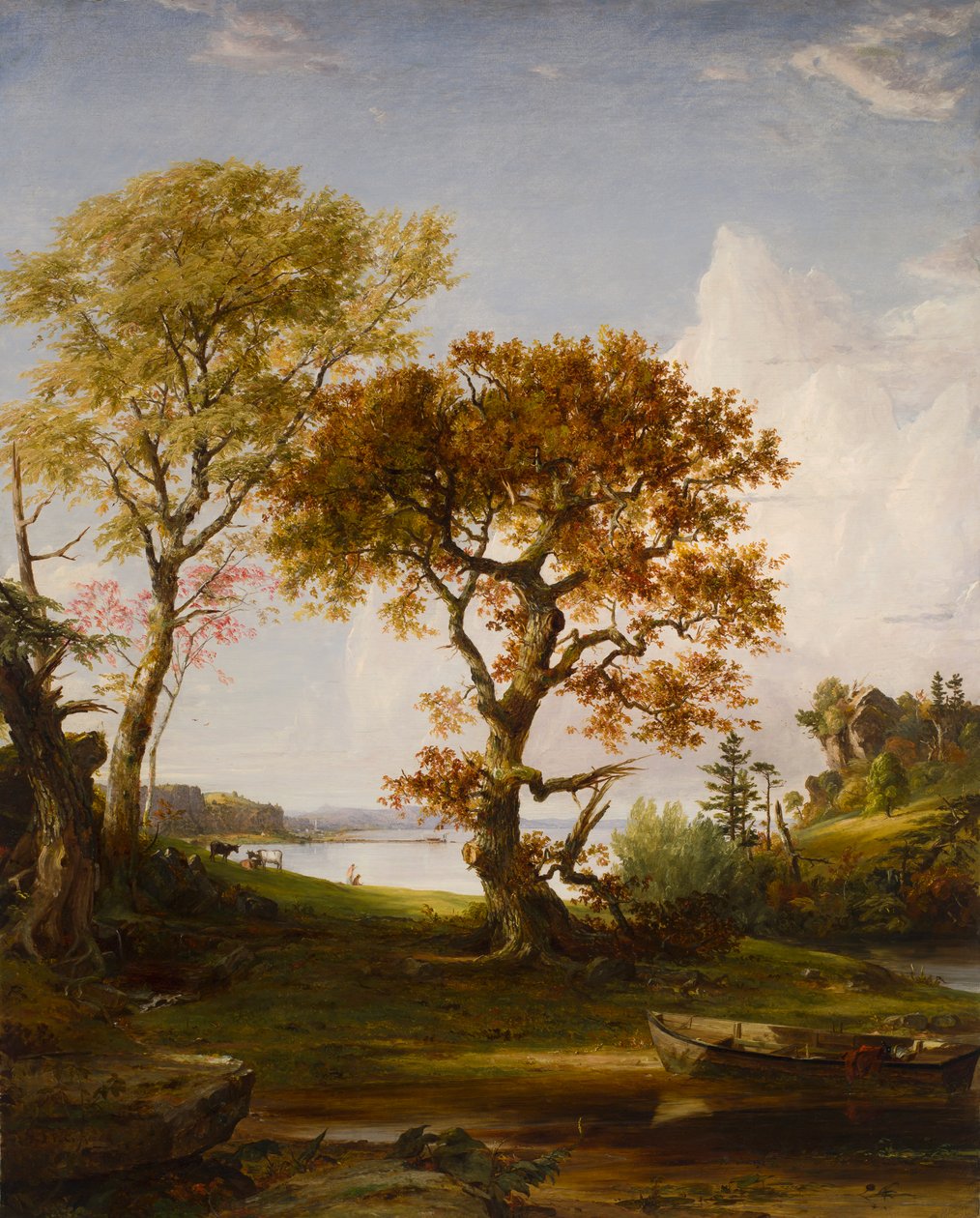 El Hudson en Piermont de Jasper Francis Cropsey