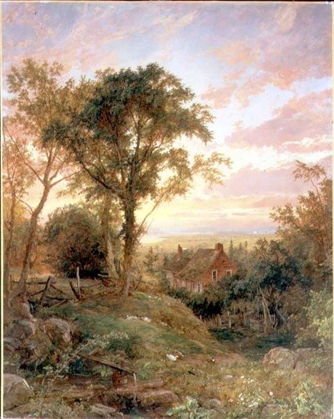 El viejo hogar, Warwick, Nueva York de Jasper Francis Cropsey
