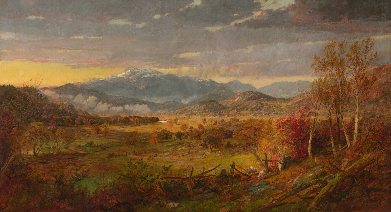 Vista del monte Washington de Jasper Francis Cropsey