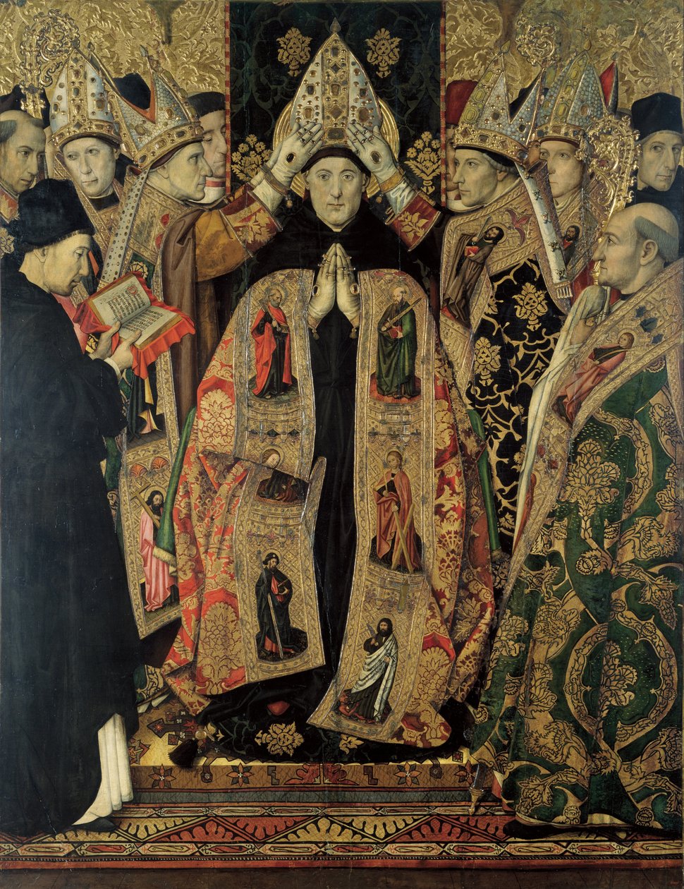 Consagración de San Agustín de Jaume Huguet