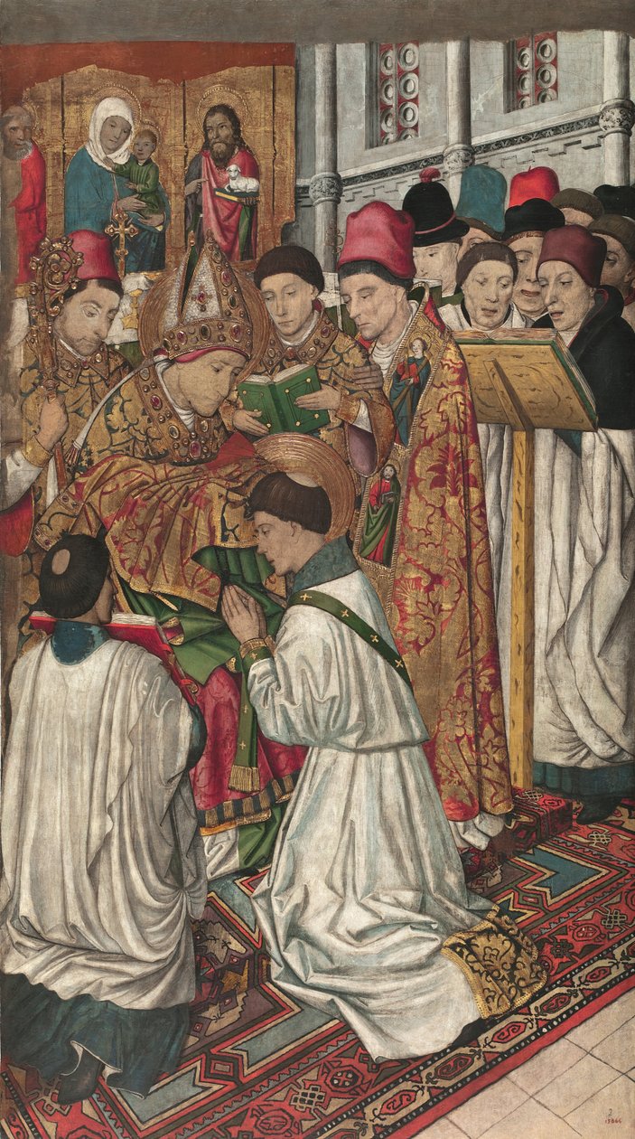 San Vicente Ordenado por San Valerio de Jaume Huguet