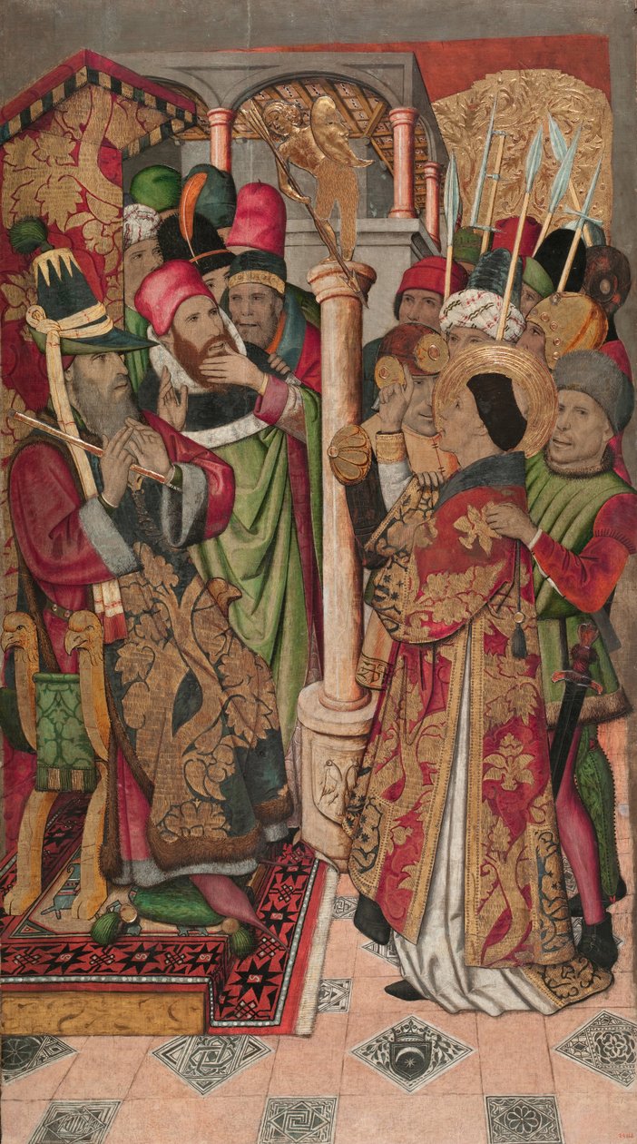 San Vicente ante Daciano de Jaume Huguet