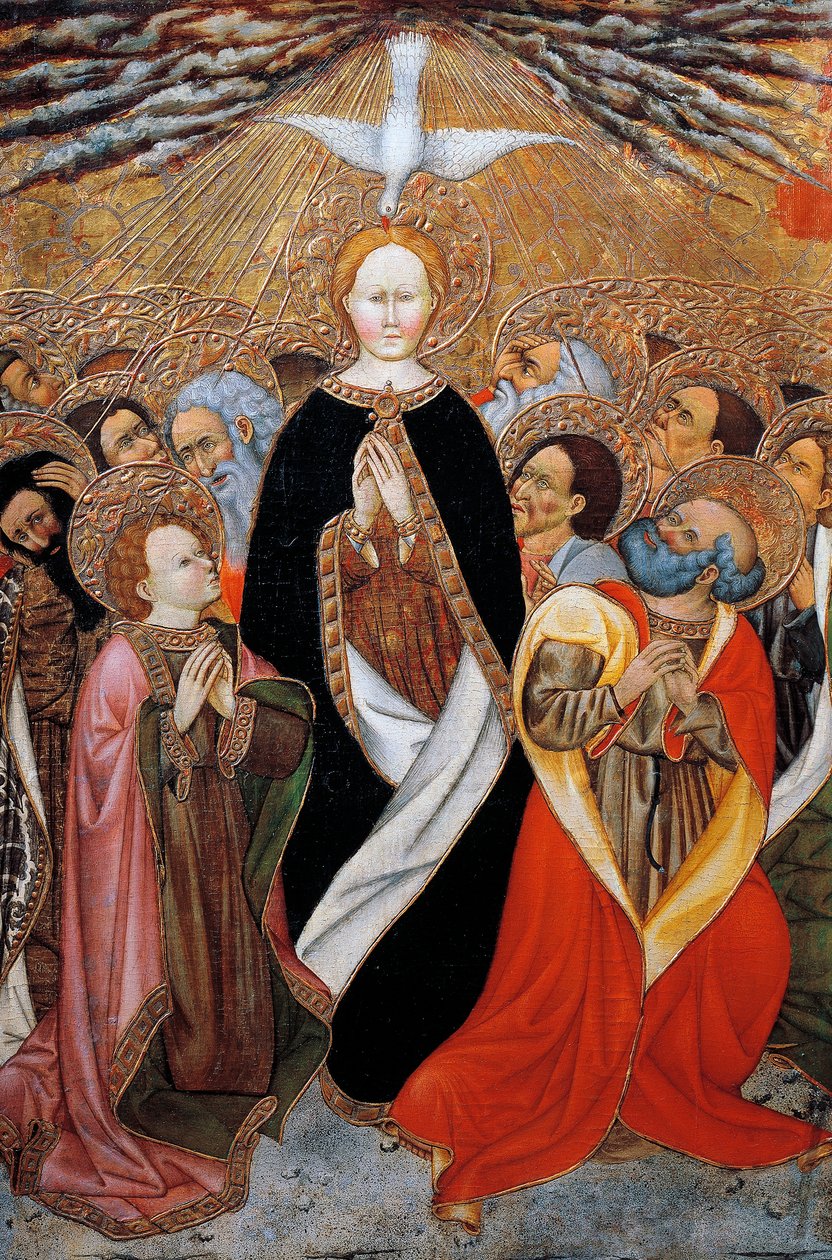 El Pentecostés, retablo de Verdú de Jaume Ferrer
