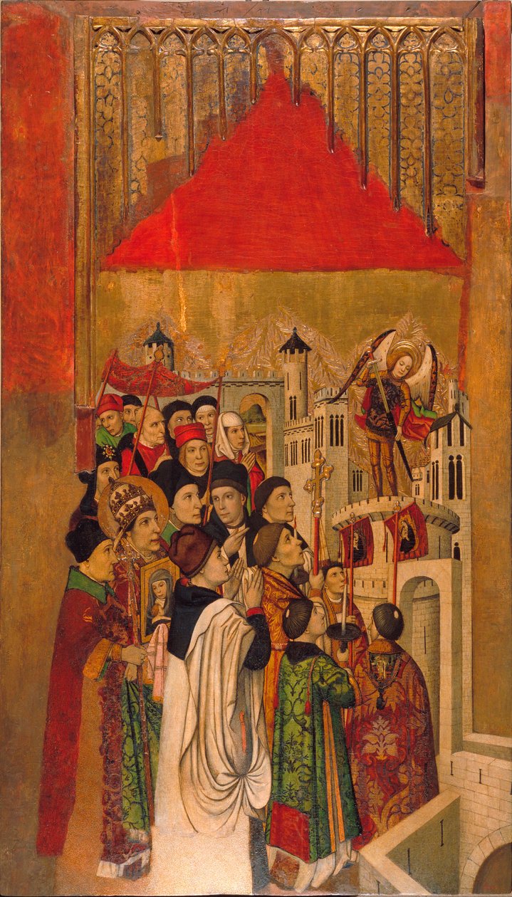 Aparición de San Miguel en el castillo de Sant