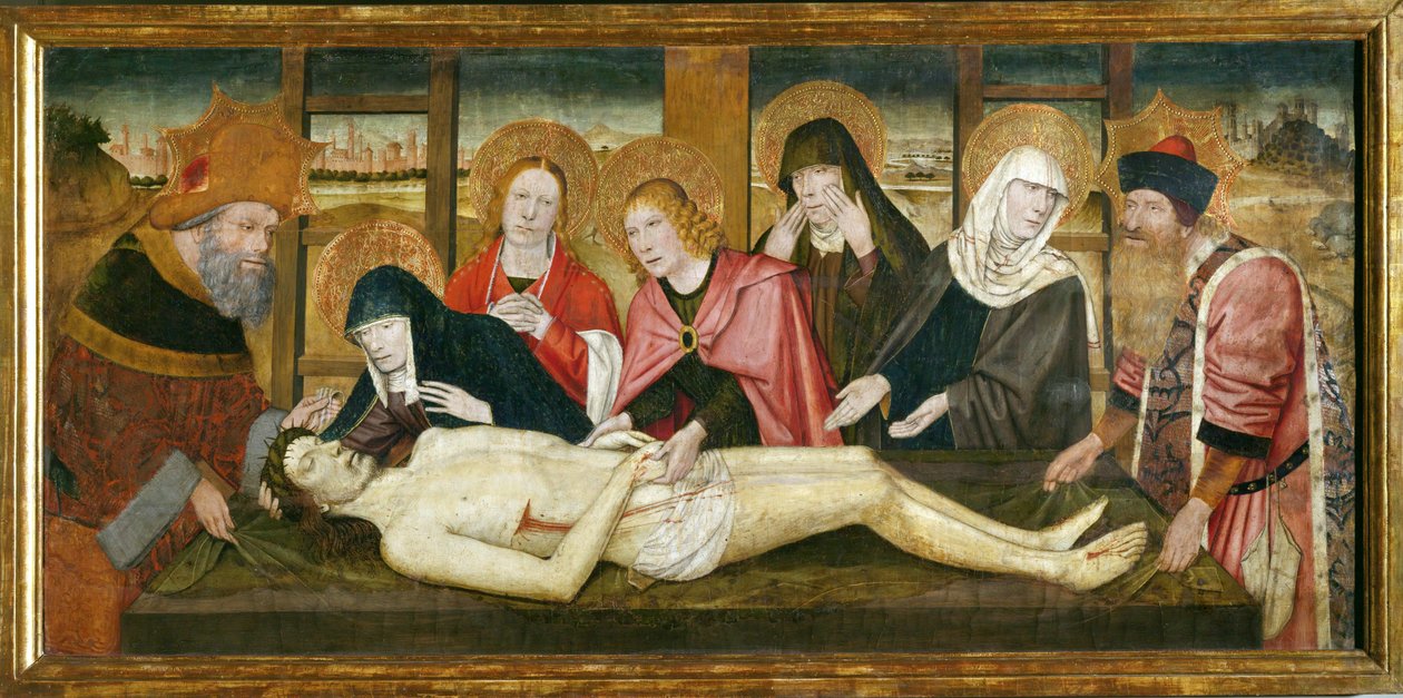 La Deploración de Cristo - Deploración ... de Jaume Huguet