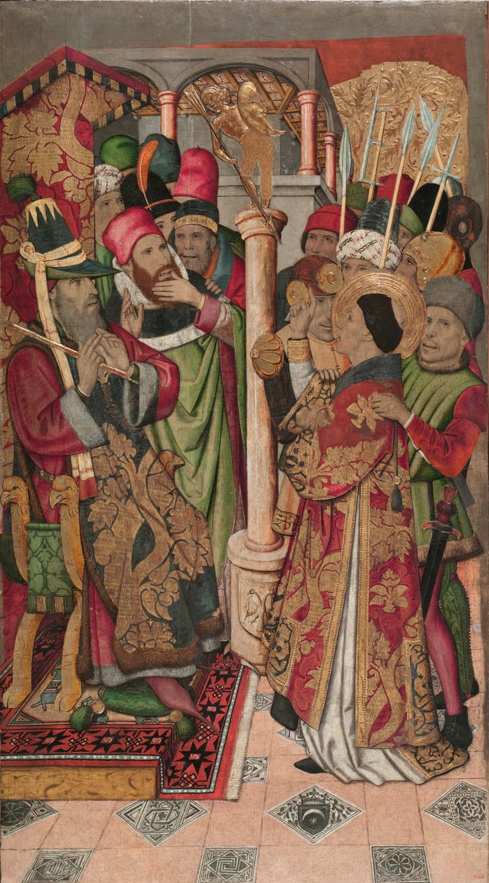 San Vicente ante Daciano de Jaume Huguet