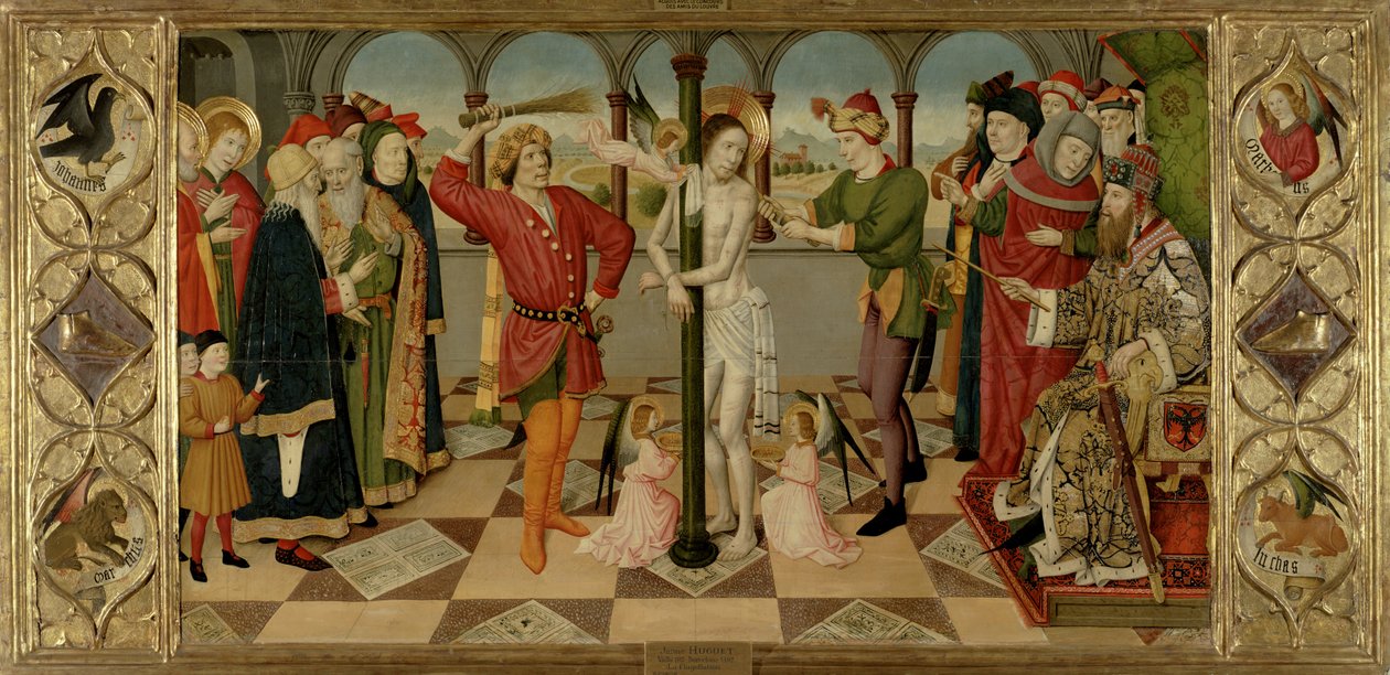 La flagelación de Cristo de Jaume Huguet