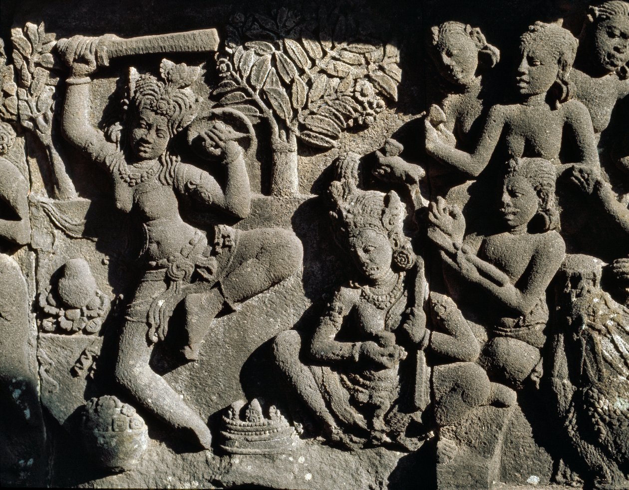 Relieve del templo hindú de Javanese School