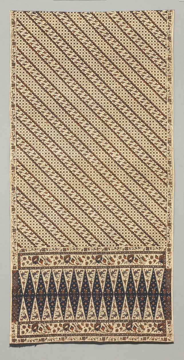 Sarong (kain kapala) de Javanese School