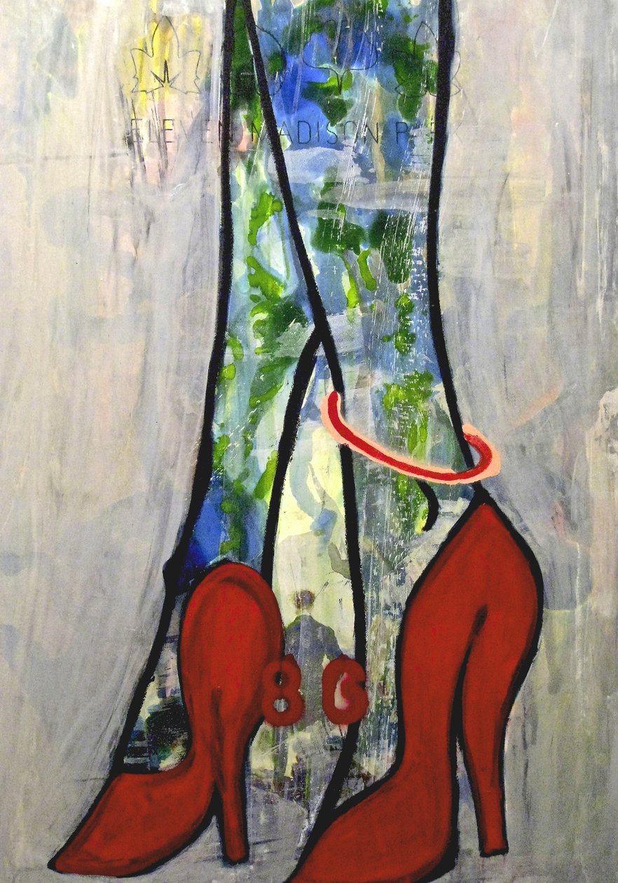 86, 2012 (técnica mixta sobre papel de acuarela montado en panel con receta en el reverso) de Jay Batlle
