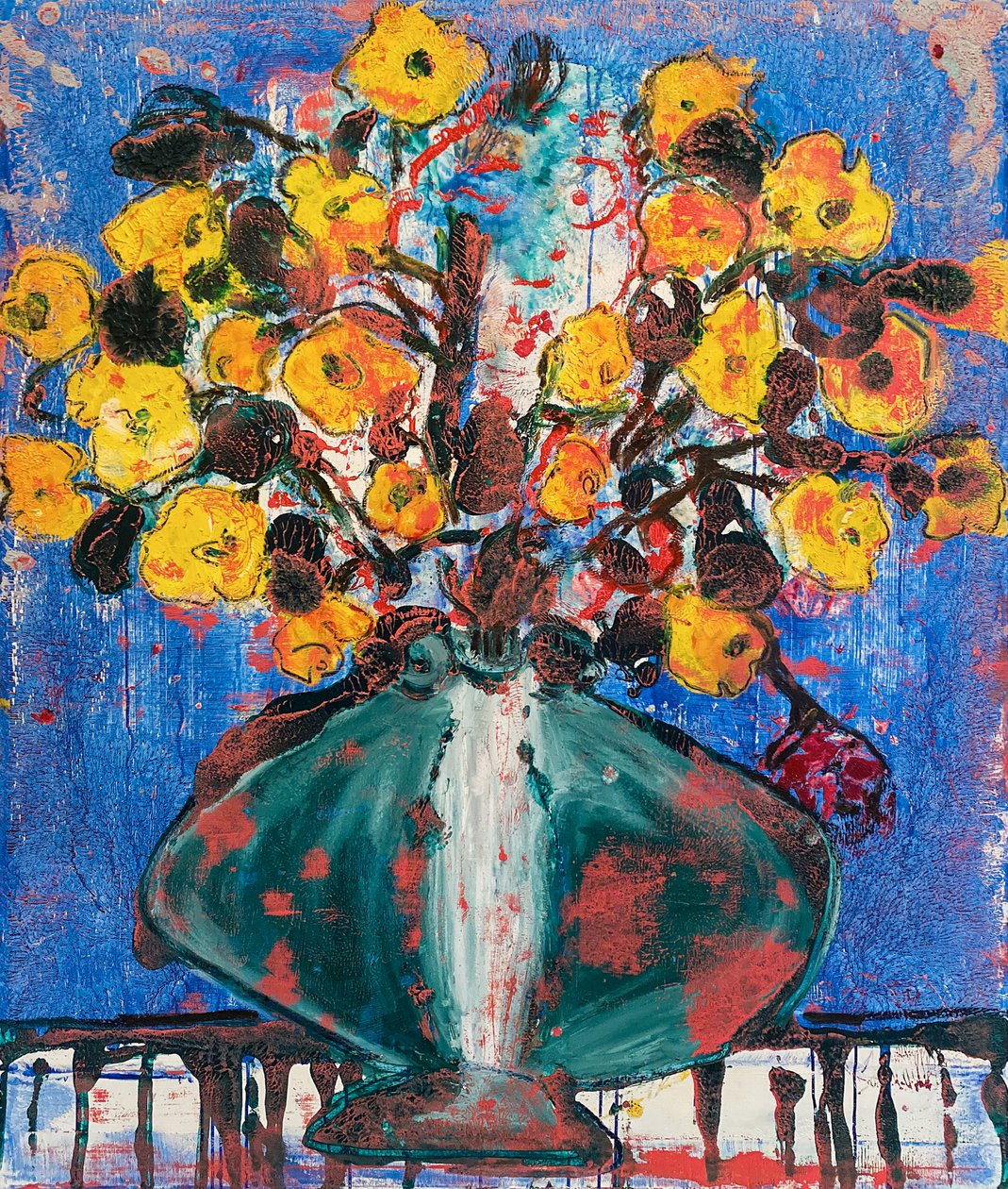 Fleur De Sel nº 19 Hiding In Plain Sight, 2021 (óleo sobre lienzo) de Jay Batlle