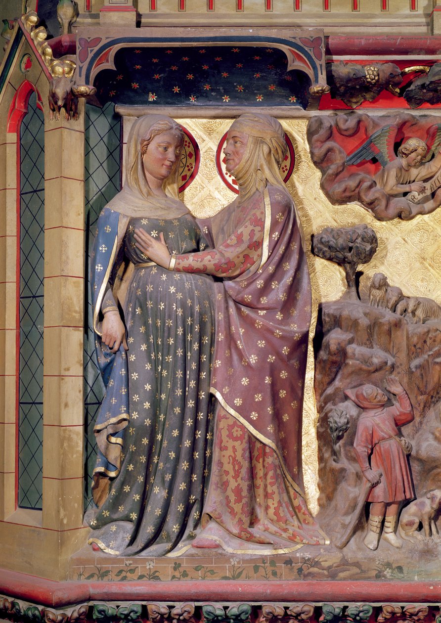 La Visitación, 1340-51 de Jean and Jean Le Boutellier Ravy