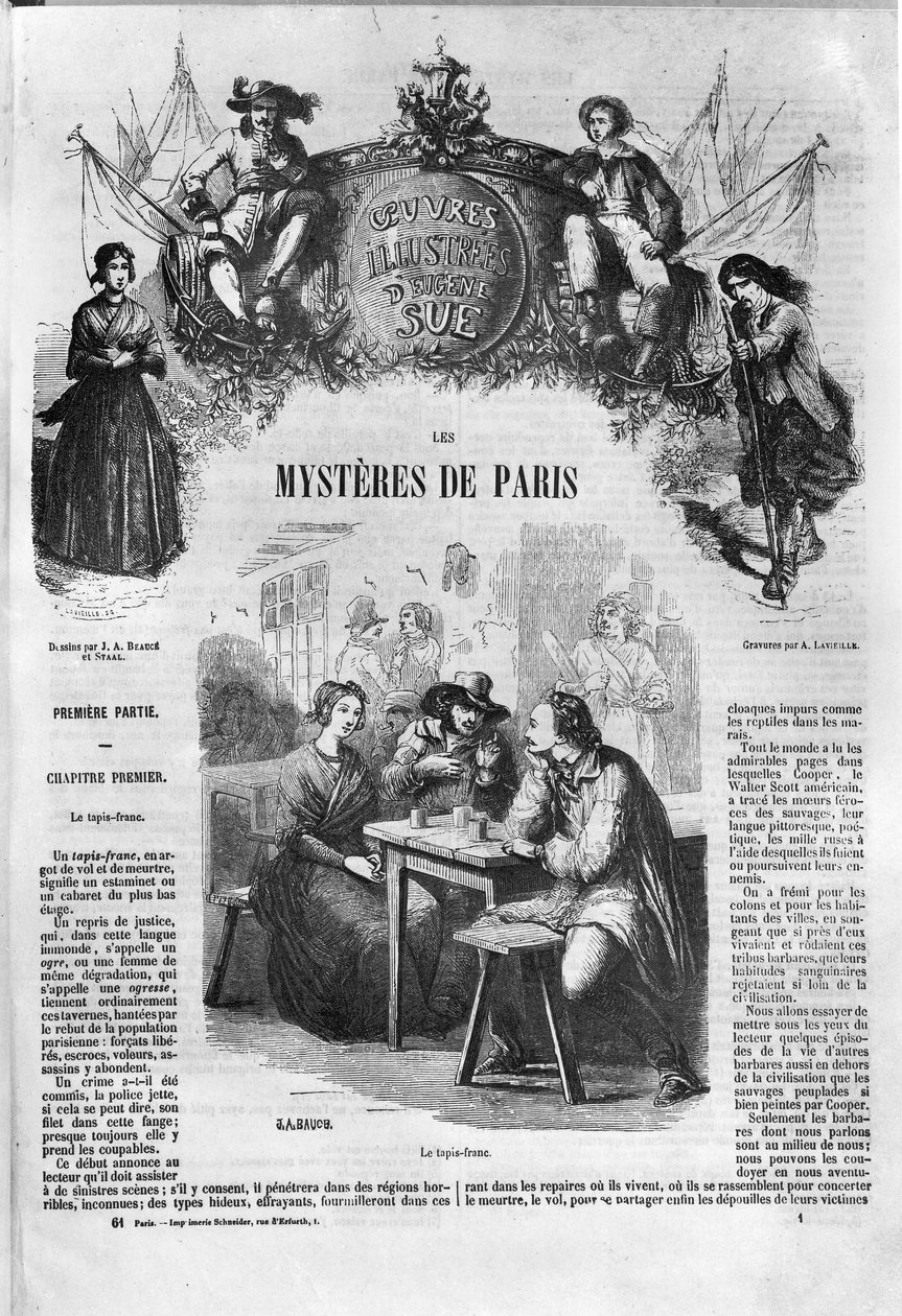Una taberna, ilustración de 