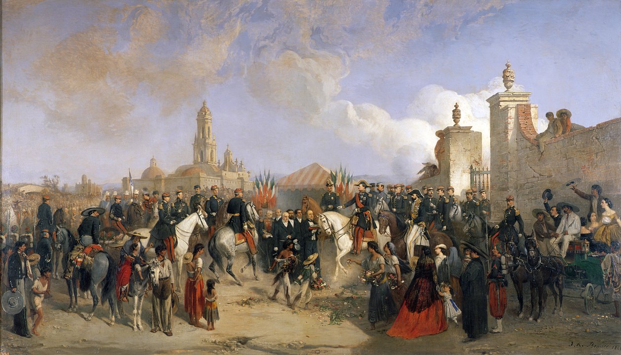 Entrada del Cuerpo Expedicionario Francés en la Ciudad de México, 10 de junio de 1863, 1869 de Jean Adolphe Beauce
