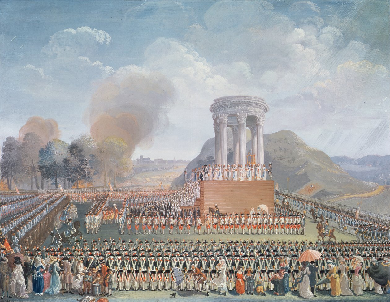 Festival de la Federación, 14 de julio de 1790 de Jean Alexis Cornu
