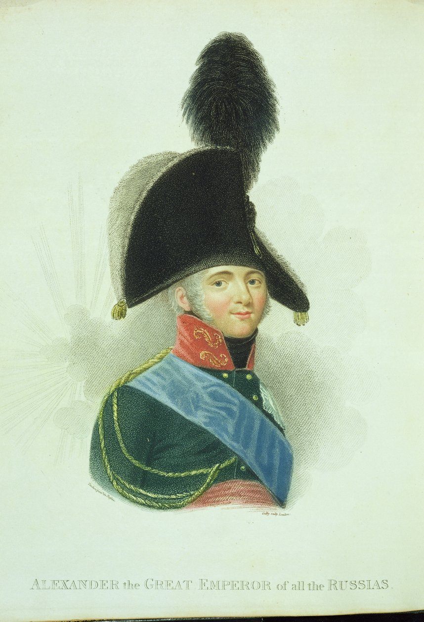 Alejandro (1777-1825) el Gran Emperador de todas las Rusias de Jean Antoine Pinchon