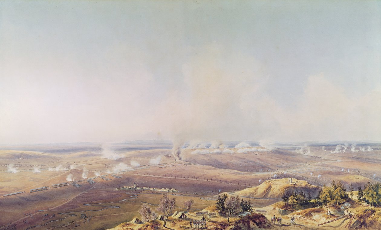 La Batalla de Austerlitz, 2 de diciembre de 1805, a las diez en punto, 1835 de Jean Antoine Simeon Fort