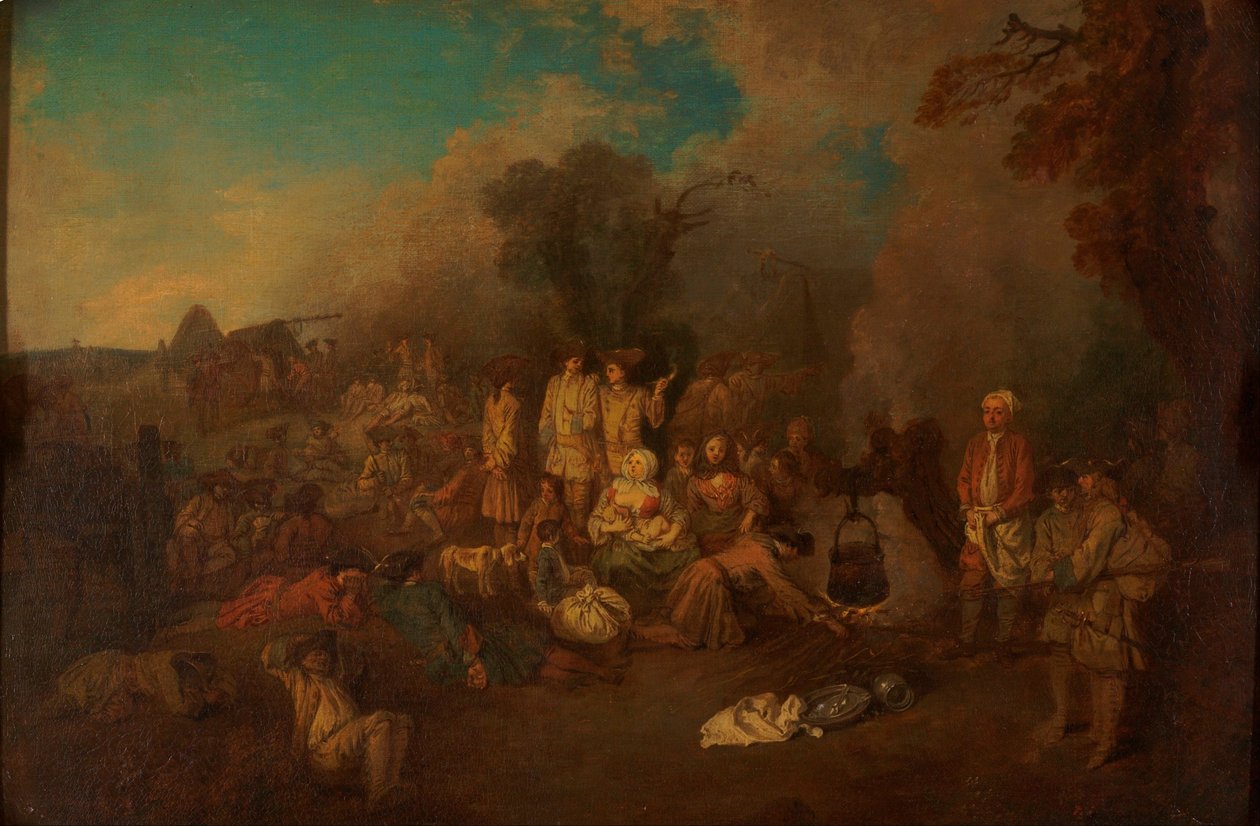 Bivouac de Jean Antoine Watteau