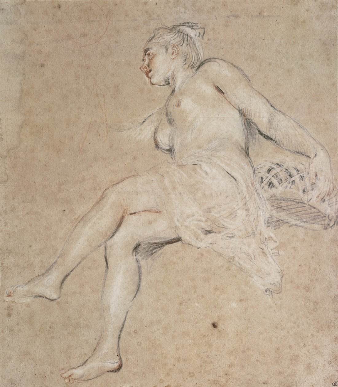 Flora, c.1716 de Jean Antoine Watteau