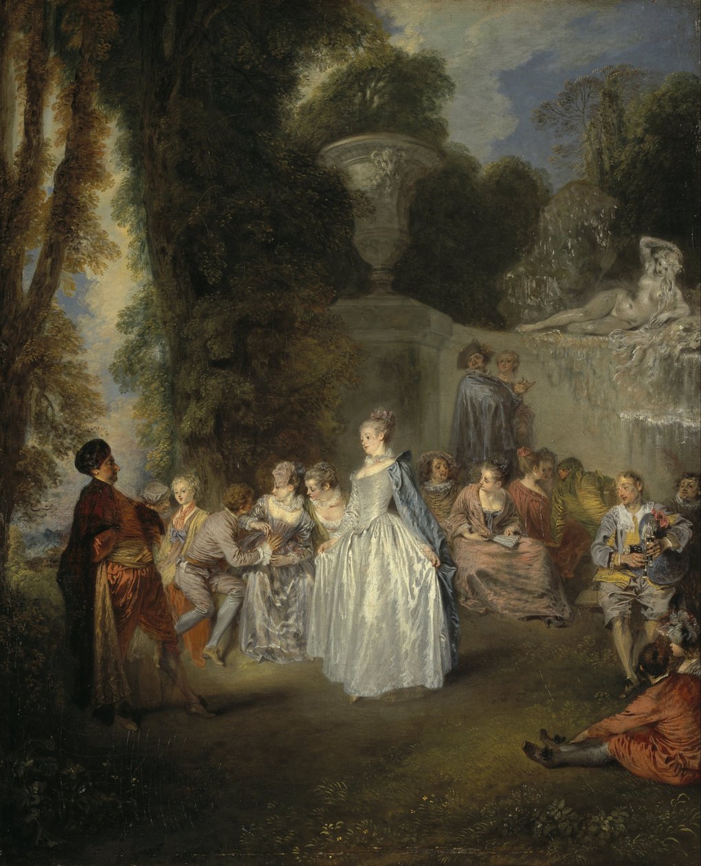 Fiestas venecianas de Jean Antoine Watteau