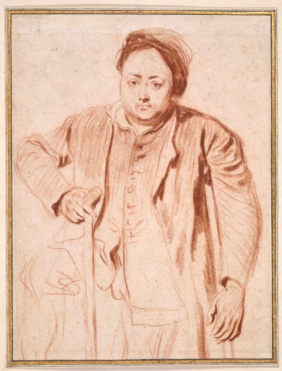 Retrato de Antoine de la Roque de Jean Antoine Watteau