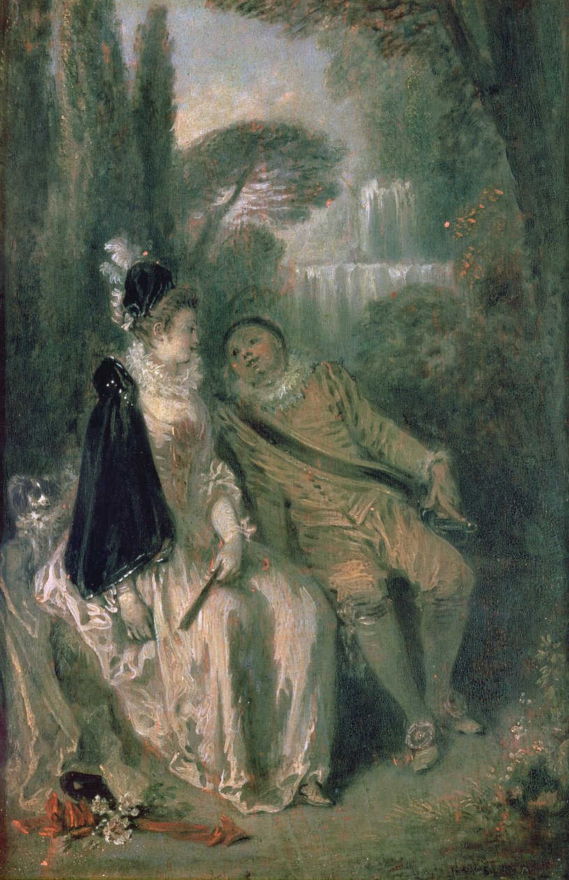 El descanso gracioso, c.1713 de Jean Antoine Watteau
