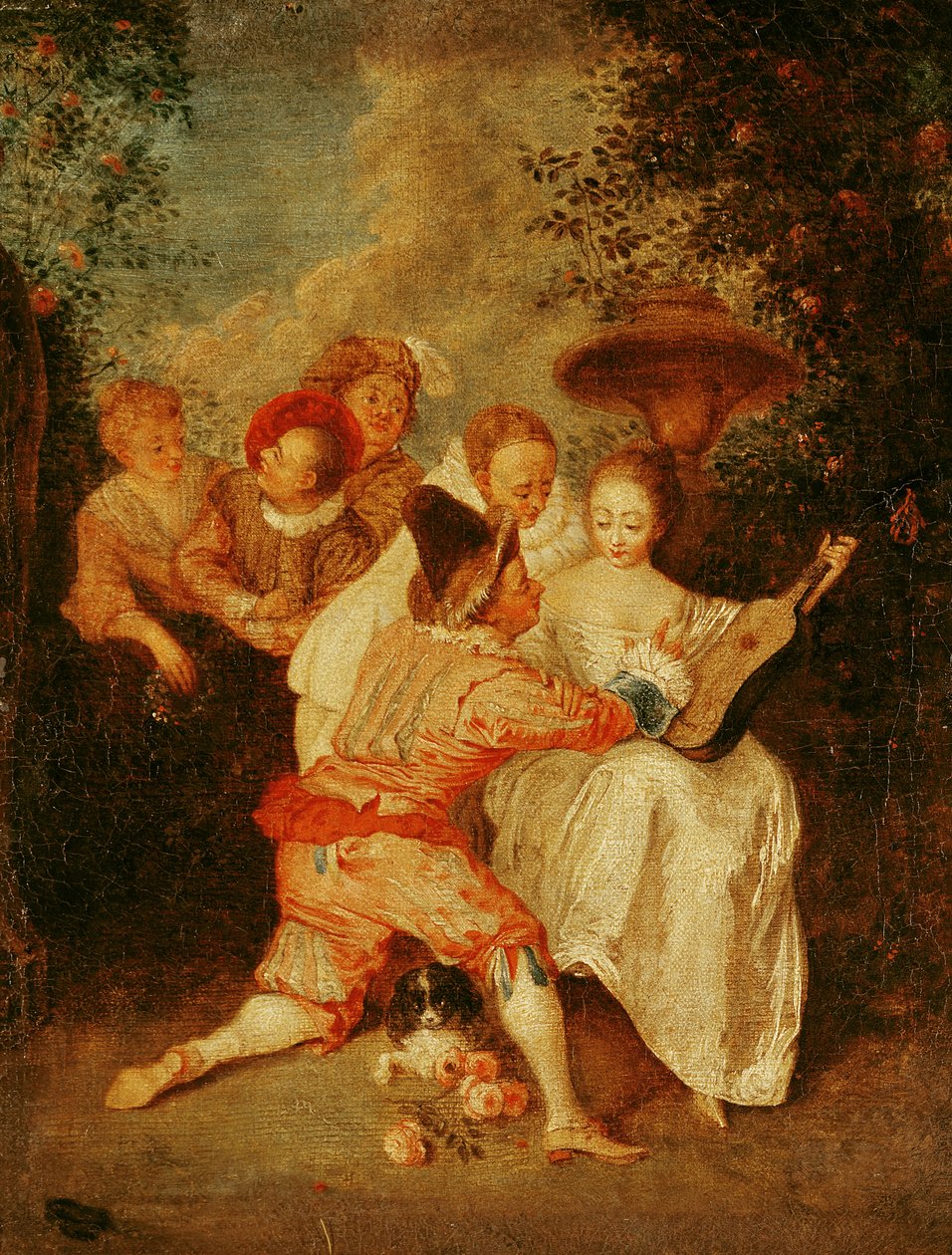 El narrador de Jean Antoine Watteau