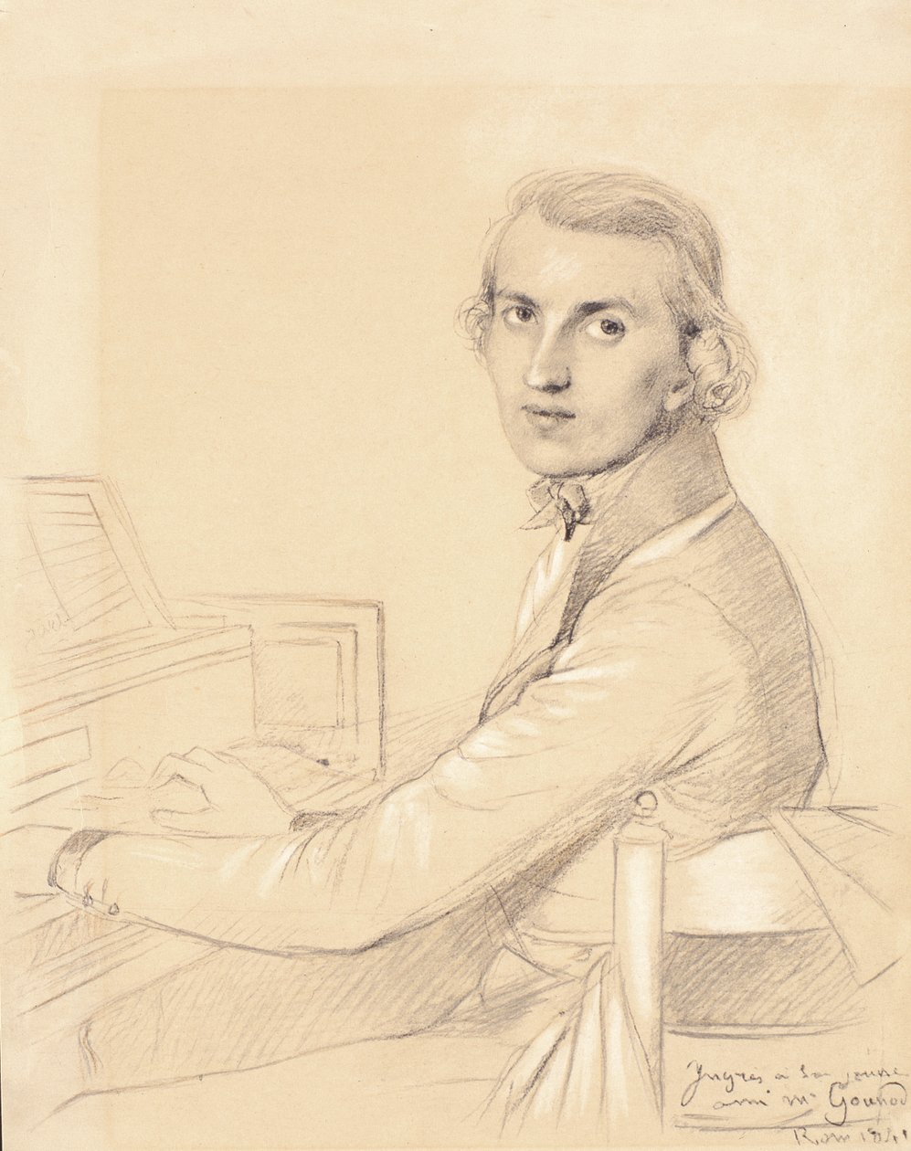 Charles Gounod (1818-93) 1841 de Jean Auguste Dominique Ingres