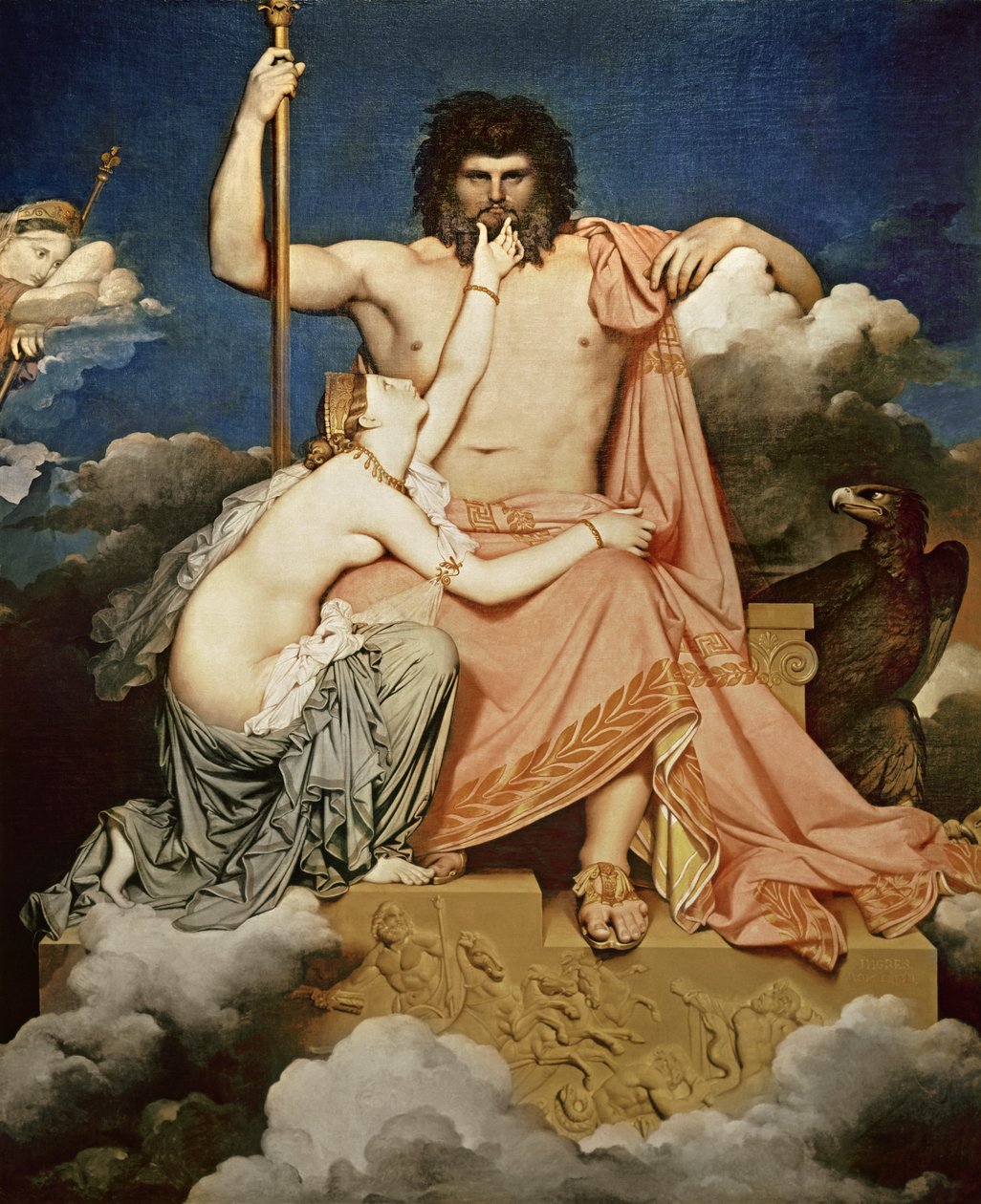 Júpiter y Tetis, 1811 de Jean Auguste Dominique Ingres