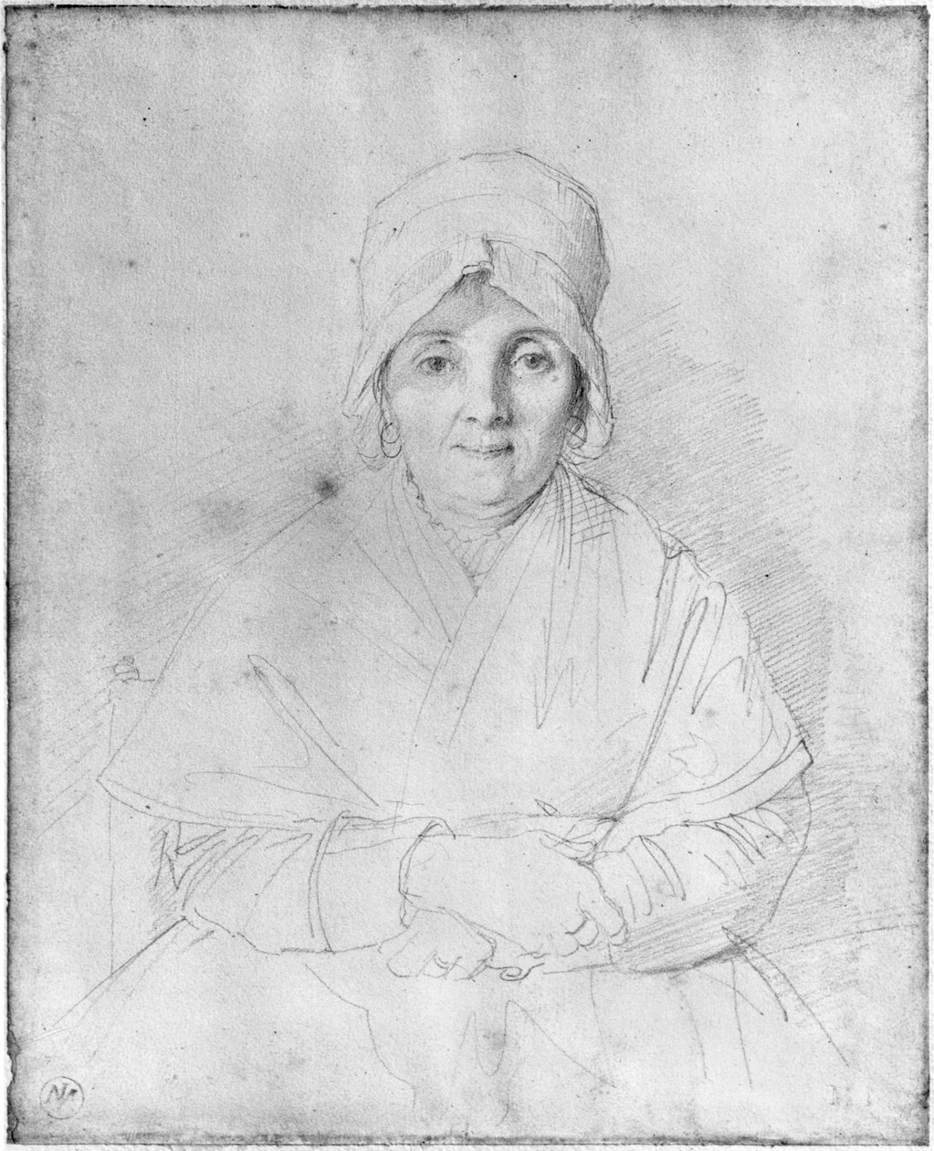 Madame Ingres Mere (1758-1817) 1814 de Jean Auguste Dominique Ingres