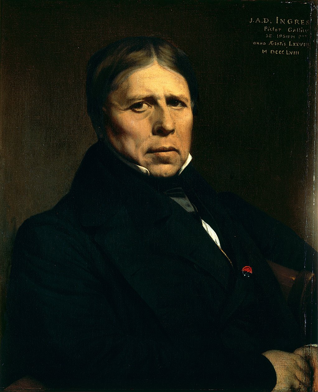 Autorretrato de Jean Auguste Dominique Ingres