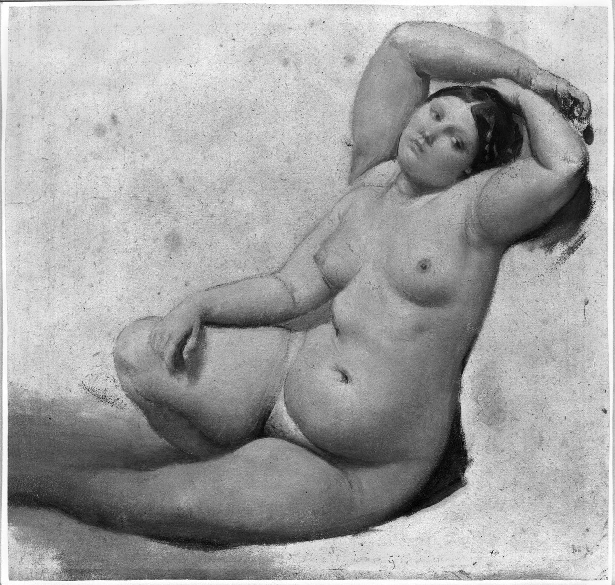 Estudio para el baño turco de Jean Auguste Dominique Ingres
