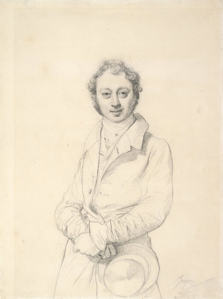 El arqueólogo Désiré-Raoul Rochette, c. 1830 de Jean Auguste Dominique Ingres