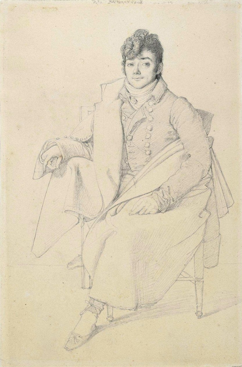El escultor Charles Dupaty de Jean Auguste Dominique Ingres