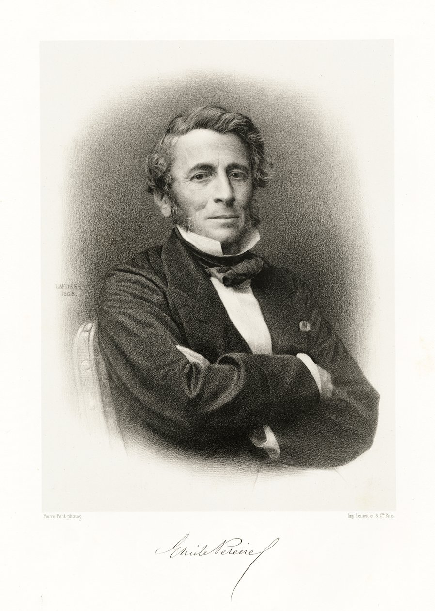 Émile Péreire de Jean Baptiste Adolphe Lafosse