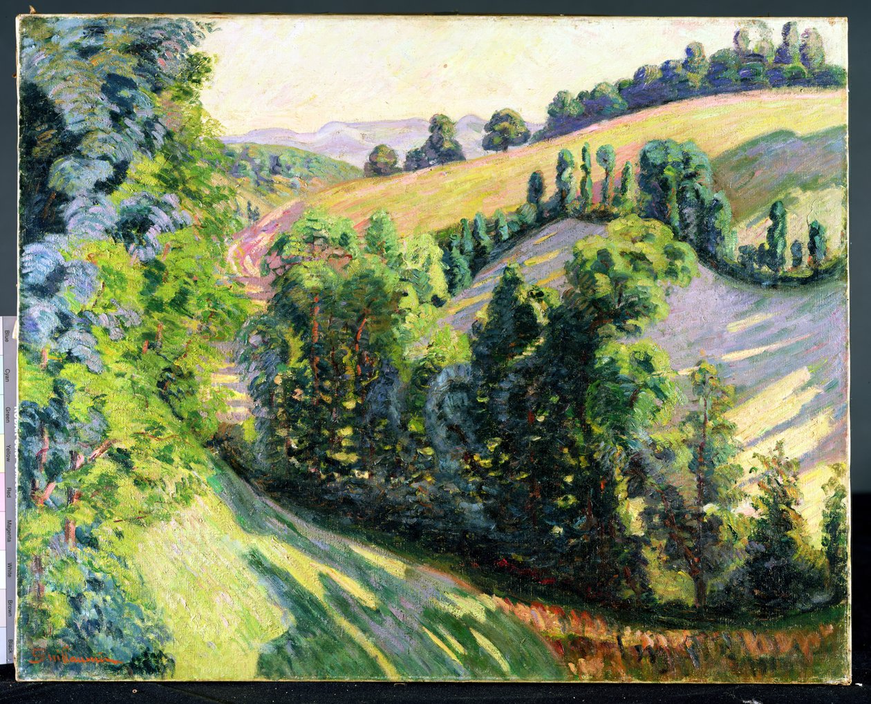 Paisaje en Pontgibaud, c.1895 de Jean Baptiste Armand Guillaumin