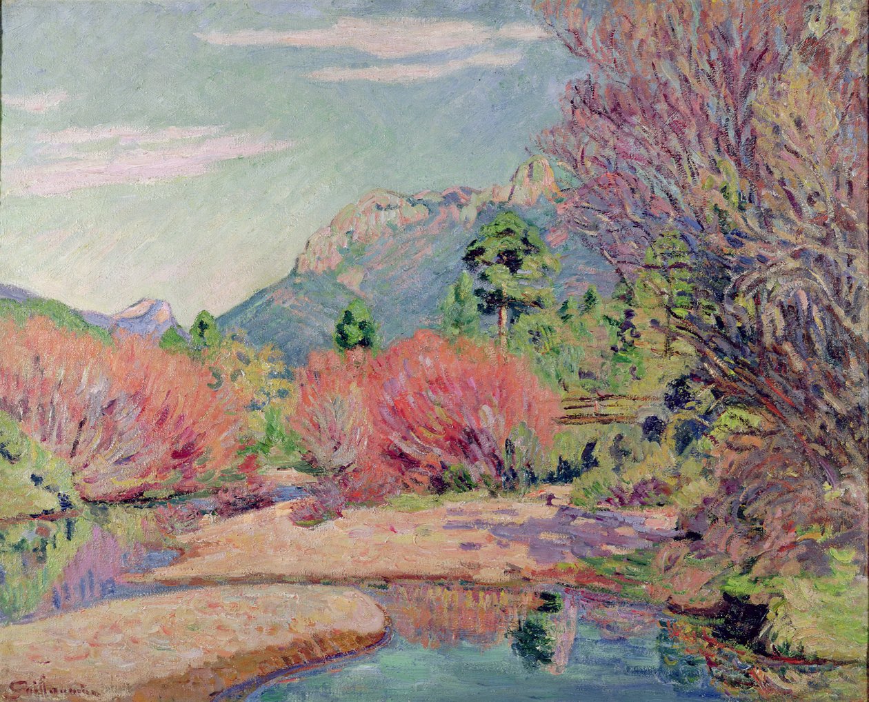 Las orillas del Sedelle en Crozant de Jean Baptiste Armand Guillaumin