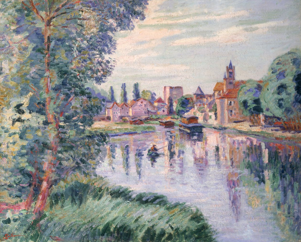 El Viejo Samois, c.1900 de Jean Baptiste Armand Guillaumin