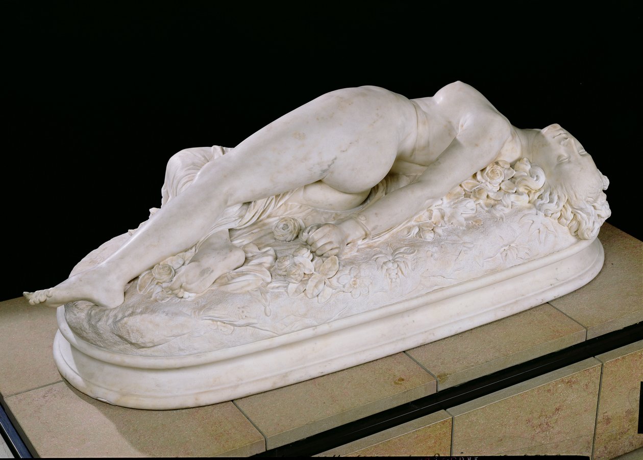 Mujer mordida por una serpiente, 1847 de Jean Baptiste Auguste Clesinger