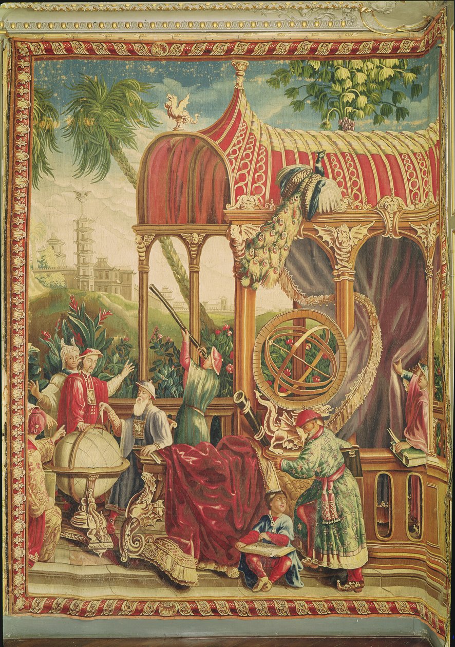 Los astrónomos, Taller de Beauvais, 1711 de Jean Baptiste Belin de Fontenay