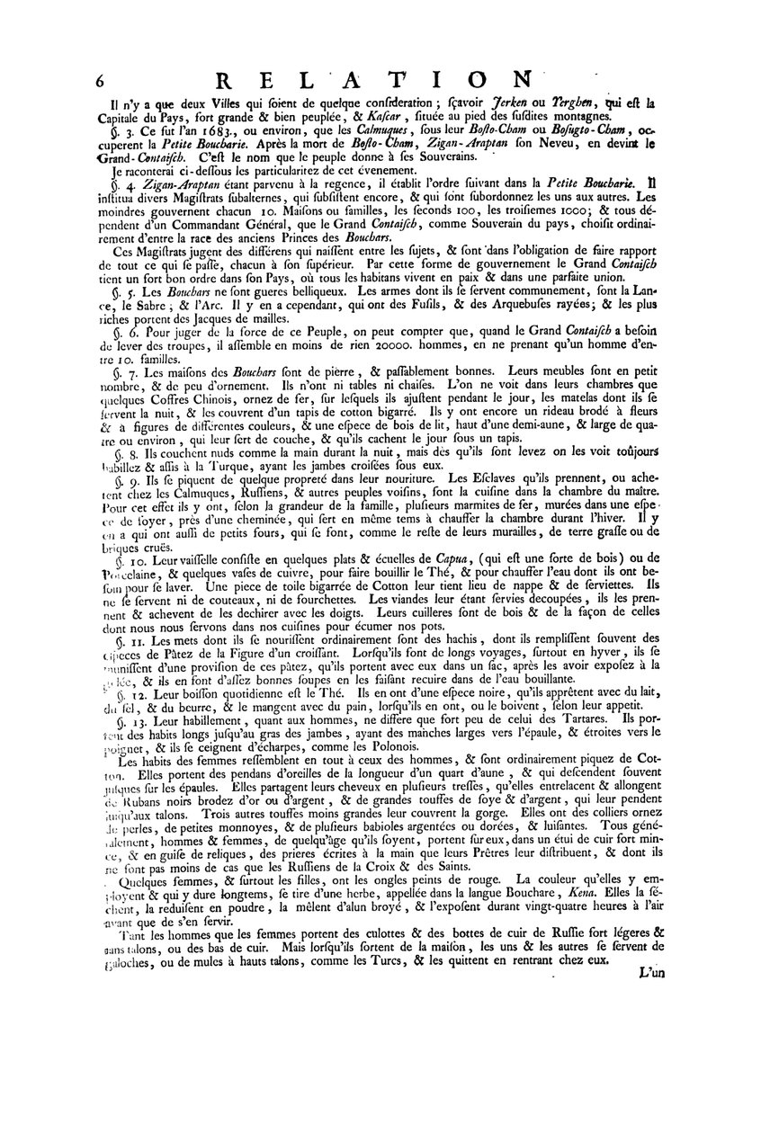 Nuevo atlas de China, Tartaria china y Tíbet La Haya 1737 de Jean Baptiste Bourguignon d