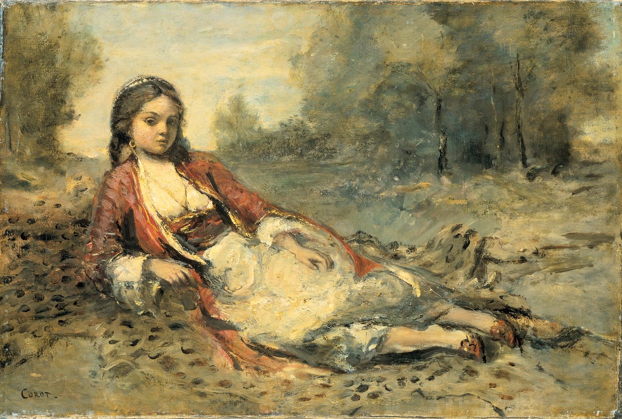 Algerina de Jean Baptiste Camille Corot