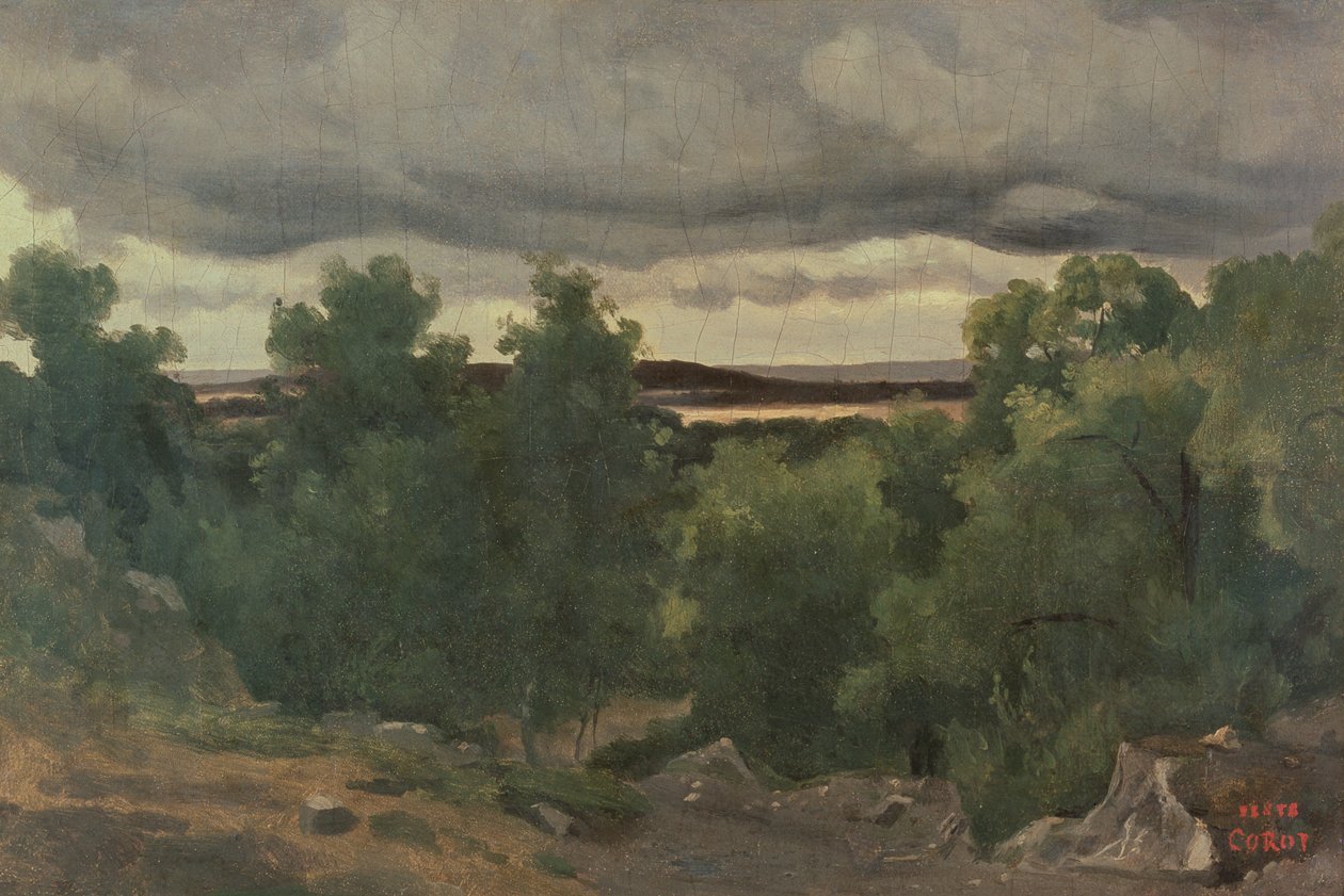 Au Petit Chaville de Jean Baptiste Camille Corot